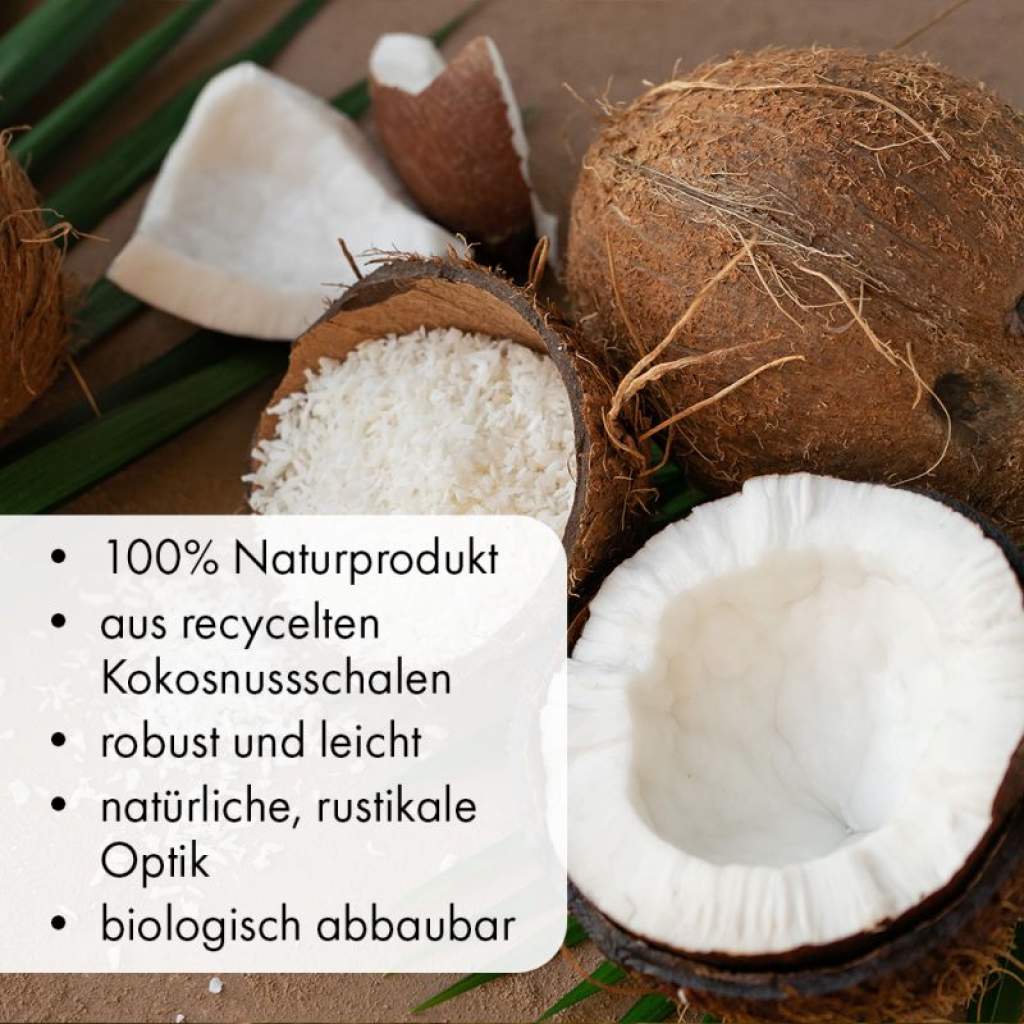 Kokos-Halbschale - Wasserschale